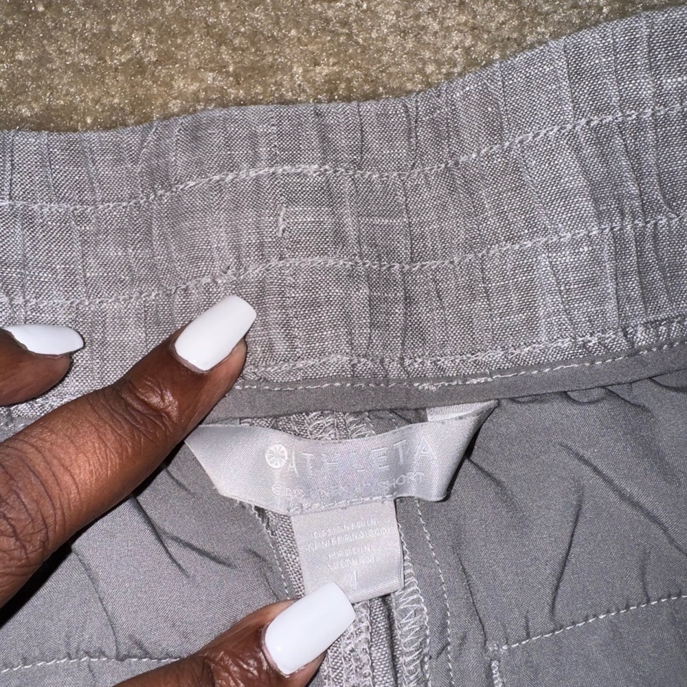 Athleta Gray Women's Cabo Shorts - Picture 2 of 3